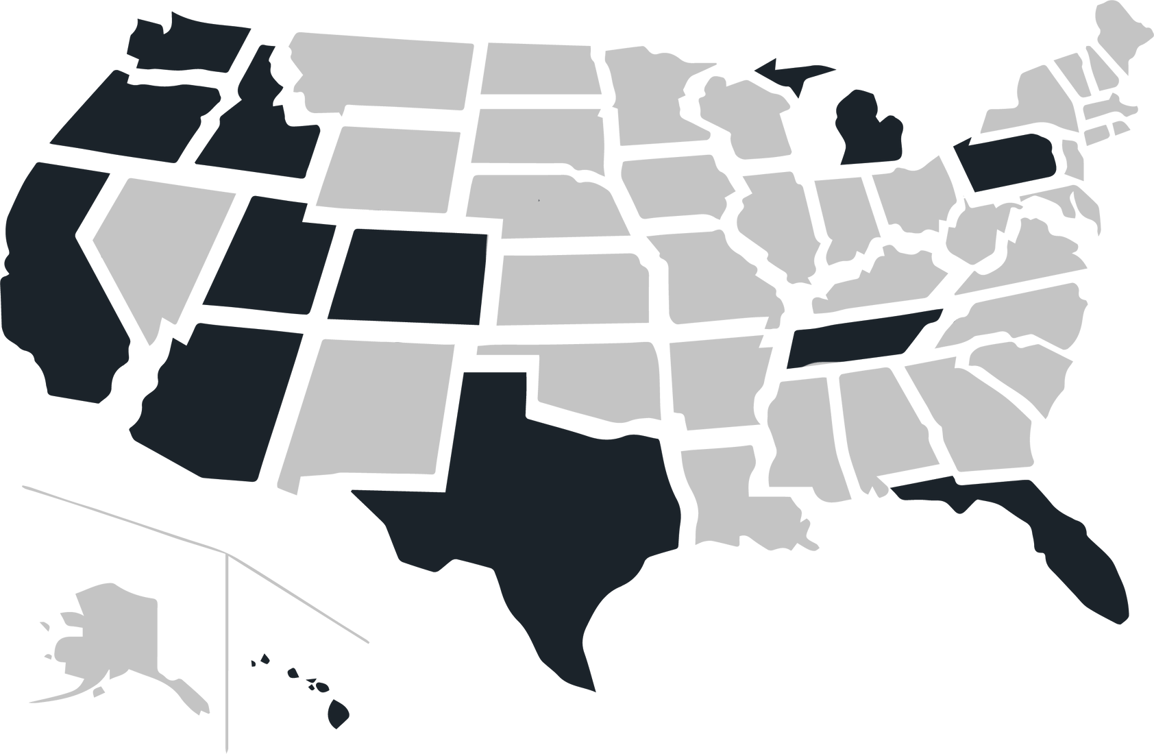 Licensed State Map